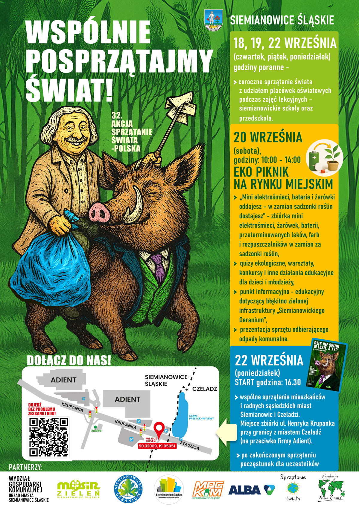Zdjęcie Plakat sprzątanie świata 2025 w Siemianowicach Śląskich.jpg